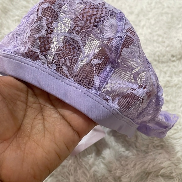 Savage X Fenty Purple Lace Bralette with Adjustable Straps - Picture 6 of 12
